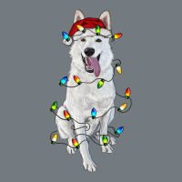 Christmas White Shepherd With Christmas Lights Heavyweight Sweatshirt | Teevron