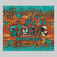She Is Strong Gemstone Sunflower Leopard Premium Tee | Teevron
