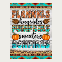 Flannels Hayrides Pumpkins Sweaters Bonfires Zipper Hoodie | Teevron