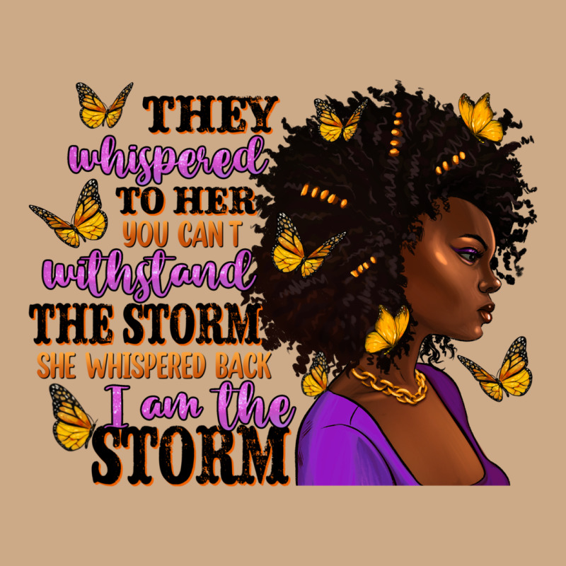 They Whispered To Her Afro Woman Vintage Hoodie by RanaPortraitStore | Teevron