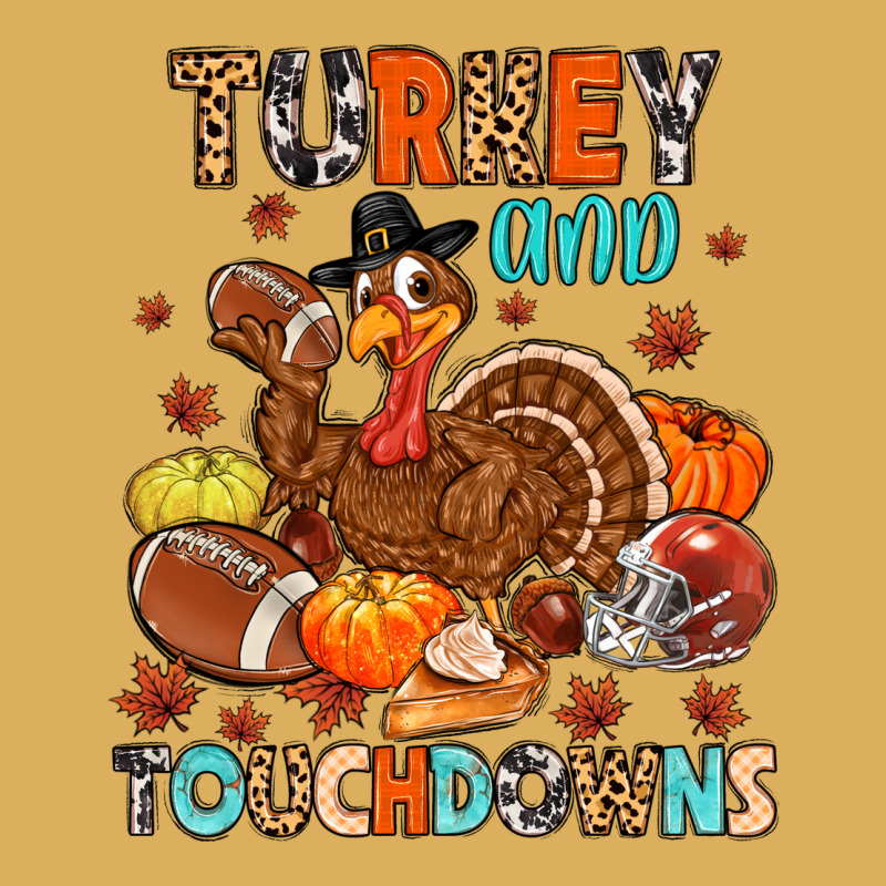 Turkey And Touchdowns Premium Hoodie by MaliasSmallBusiness | Teevron