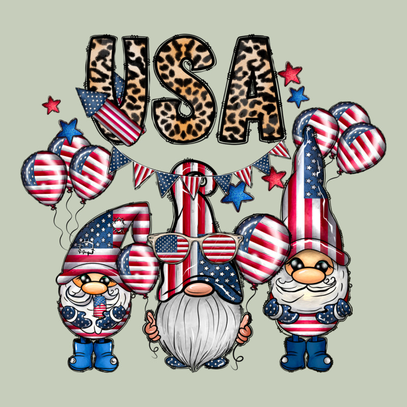 Usa America Gnome Long Sleeve Tee by CowhideDigitalArt | Teevron