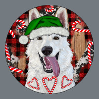 Christmas White Shepherd With Buffalo Plaid Heavyweight Sweatshirt | Teevron