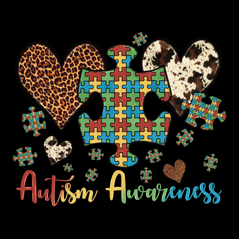 Autism Awareness Leopard Cowhide Herts Puzzle Premium Tee by Artiststas | Teevron