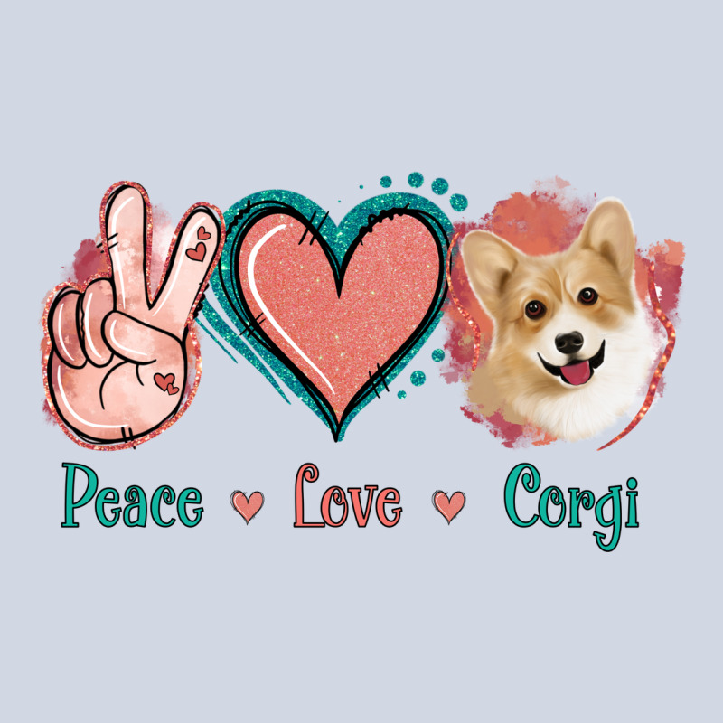 Peace Love Corgi Premium Sweatshirt by Jasminsmagicworld | Teevron