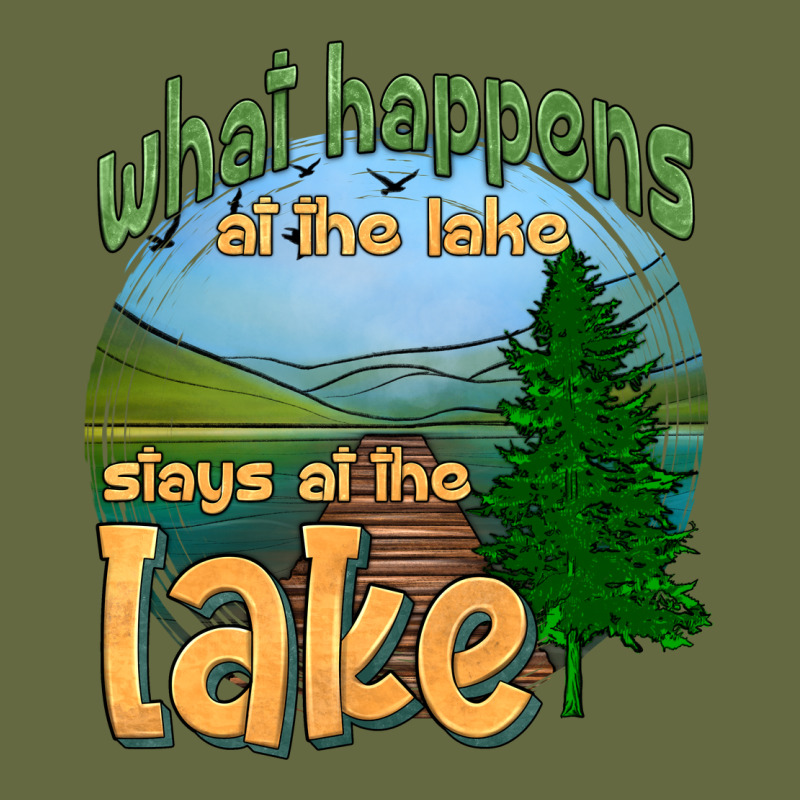 What Happens At The Lake Stays At The Lake Long Sleeve Tee by HRA Design Shop | Teevron