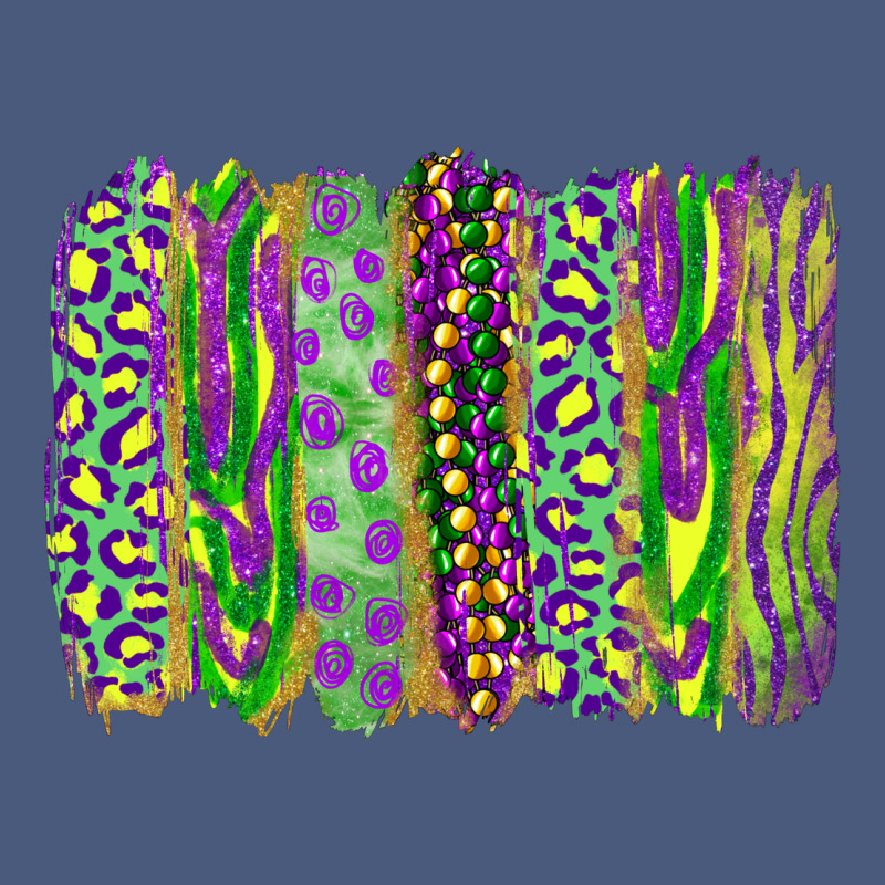Mardi Gras Leopard Beads Brushstrokes Vintage Hoodie by RanaPortraitStore | Teevron