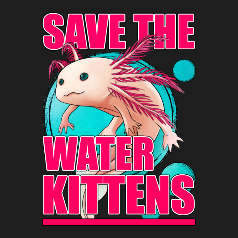 Save The Water Kittens Axolotl Heavyweight Hoodie by Jasminsmagicworld | Teevron