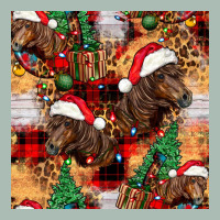 Christmas Horse Leopard Tartan Classic Tee | Teevron