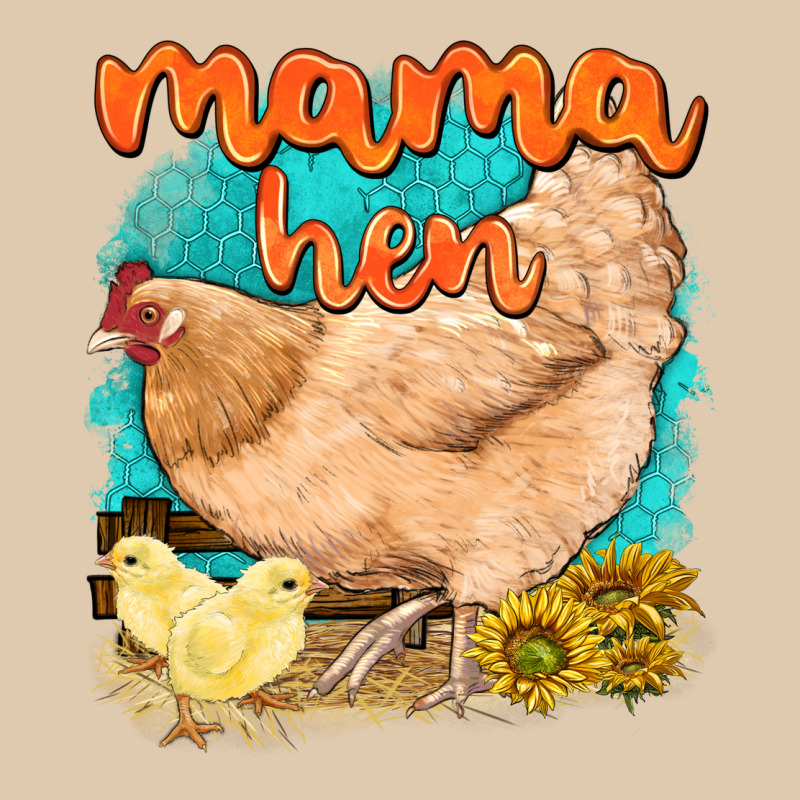 Mama Hen With Sunflowers Heavyweight Sweatshirt by texasbilliewilder | Teevron