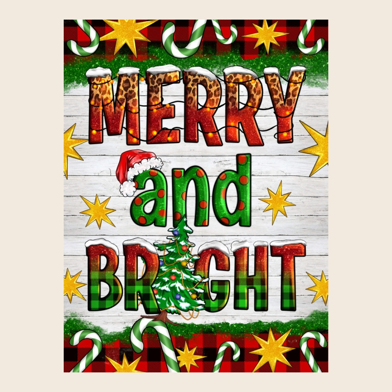 Merry And Bright Zipper Hoodie by Artiststas | Teevron