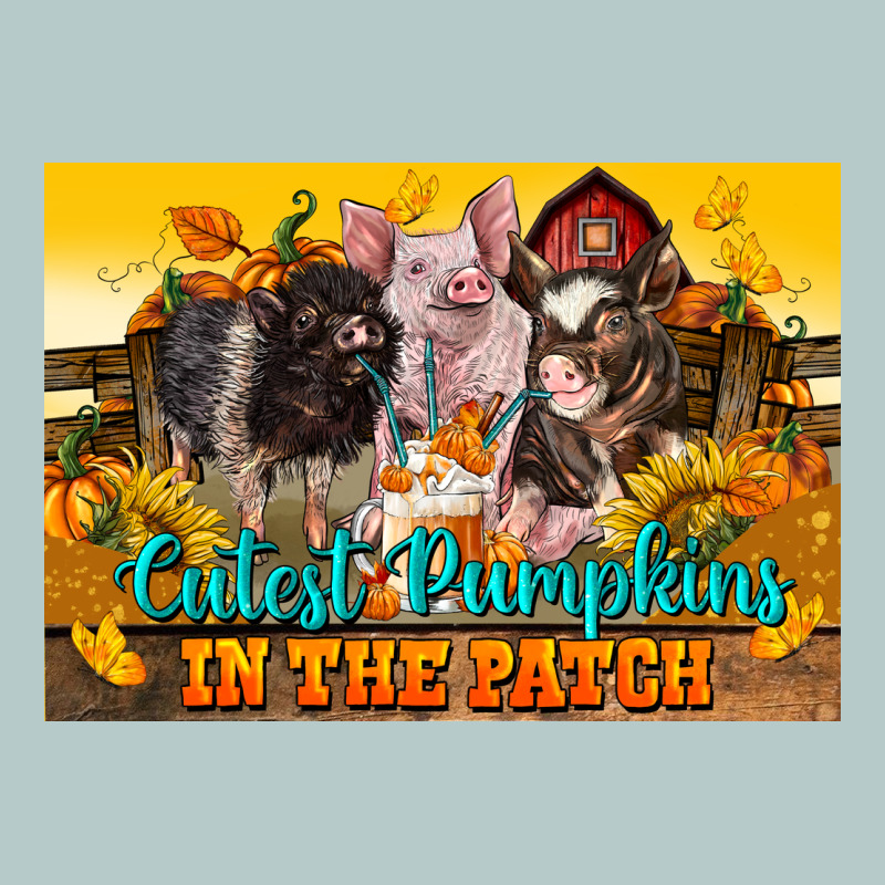 Cutest Pumpkin In The Patch Pig Heavy Core Tee by LillyAllenDesigns | Teevron