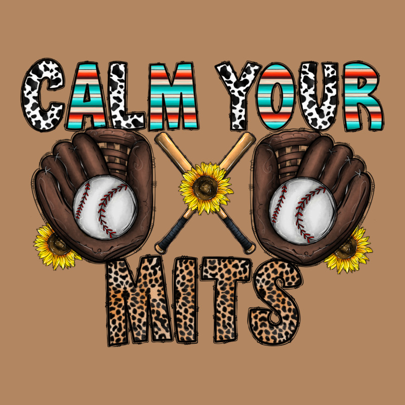 Calm Your Mits Baseball Long Sleeve Tee by CowhideDigitalArt | Teevron