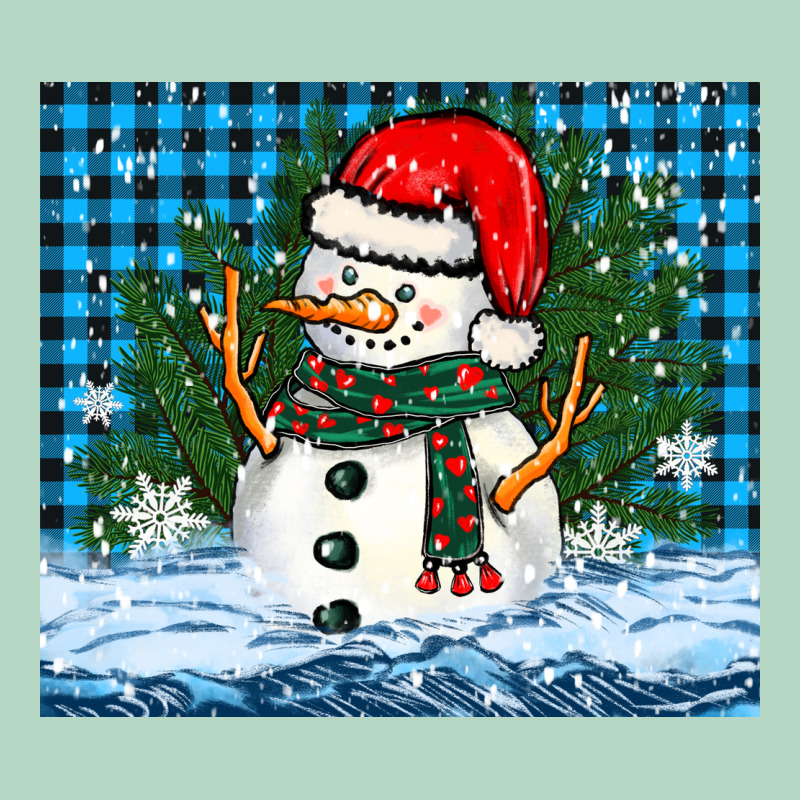 Snowy Christmas Snowman Classic Tee by BarkalooDesign | Teevron