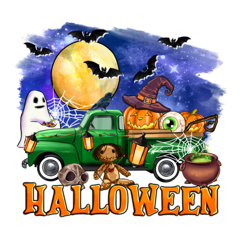 Halloween Truck Ladies Tee by AdoDesignShop | Teevron