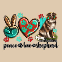Peace Love Australian Shepherd Heavyweight Sweatshirt | Teevron