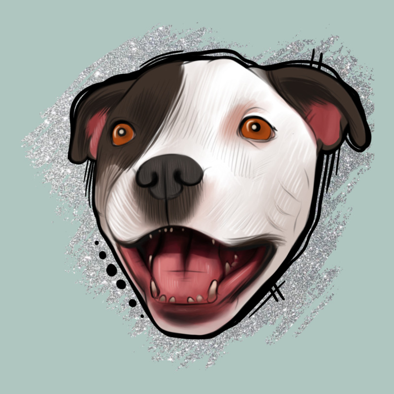 Pittbull Gray Glitter Premium Sweatshirt by Jasminsmagicworld | Teevron