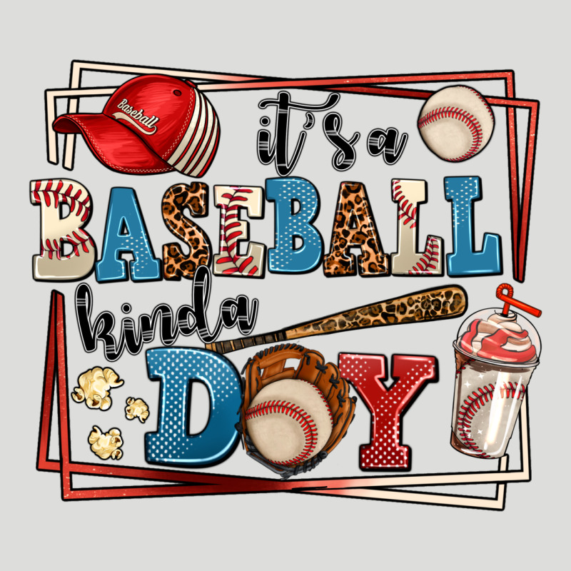 Its A Baseball Kinda Day Zipper Hoodie by AdoDesignShop | Teevron