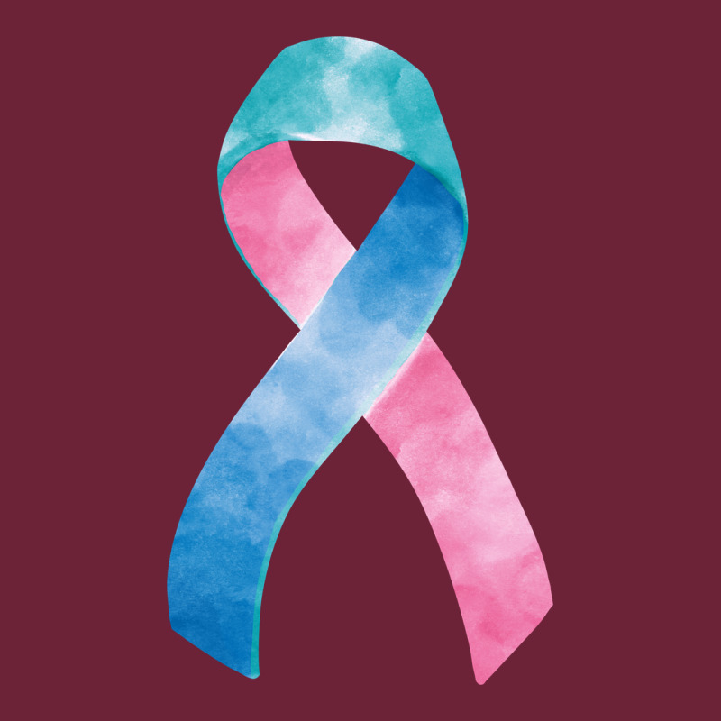 Thyroid Cancer Ribbon Fa Element Long Sleeve Tee by FaDigitalArtStudio | Teevron