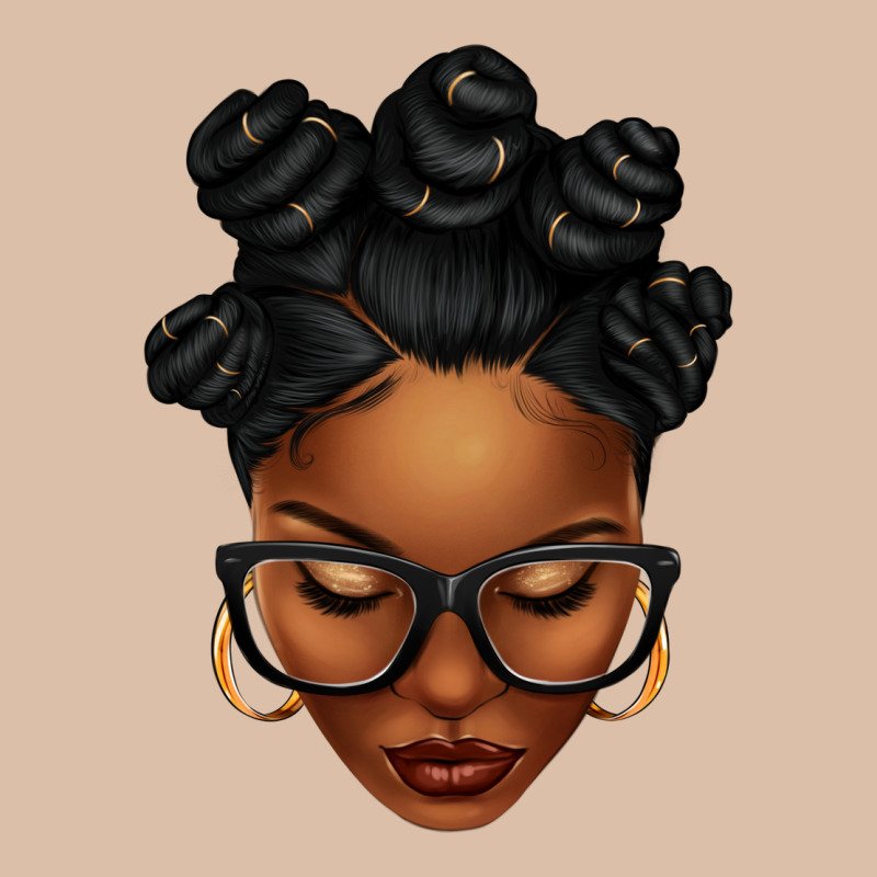 Afro Woman With Bantu Knots Urban Heavy Tee by texasbilliewilder | Teevron