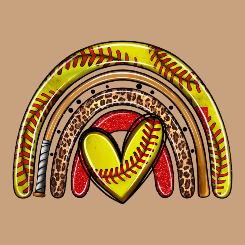 Softball Rainbow Vintage Tee by Zillion Design Studio | Teevron