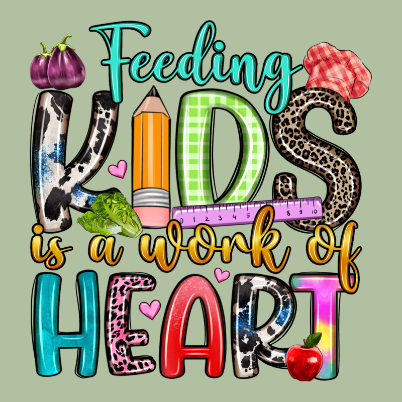 Feeding Kids Is A Work Of Heart Urban Hoodie by Artiststas | Teevron