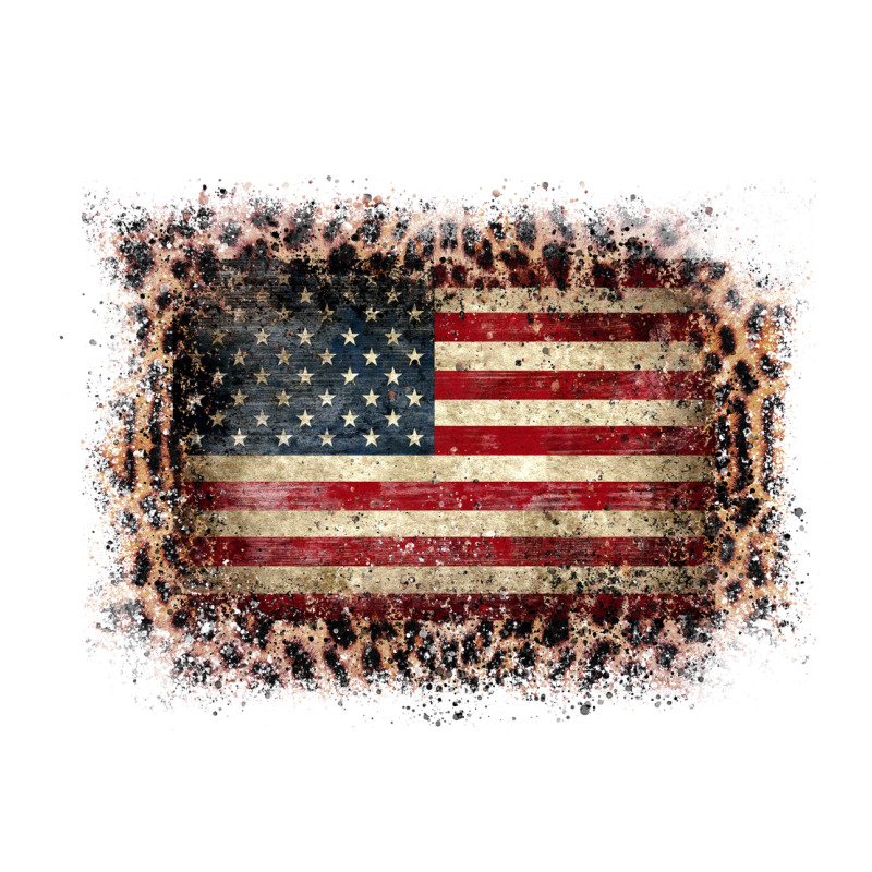 Old Leopard American Flag Frame Zipper Hoodie by Bettercallsaul | Teevron