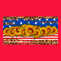 Usa Flag Sunflowers License Plate Classic Tee | Teevron