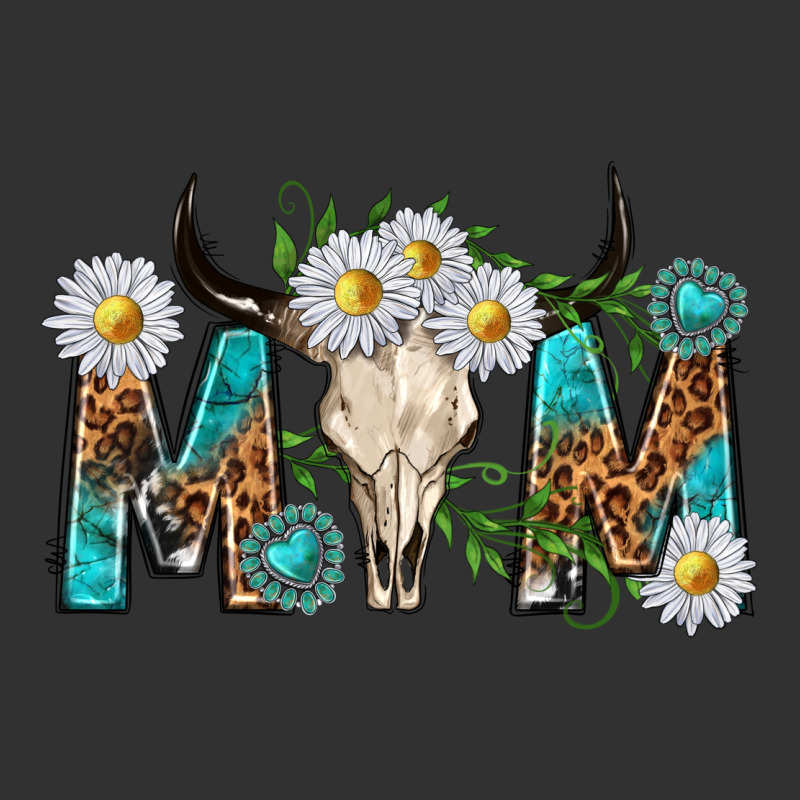 Mom With Bull Skull Urban Heavy Tee by texasbilliewilder | Teevron