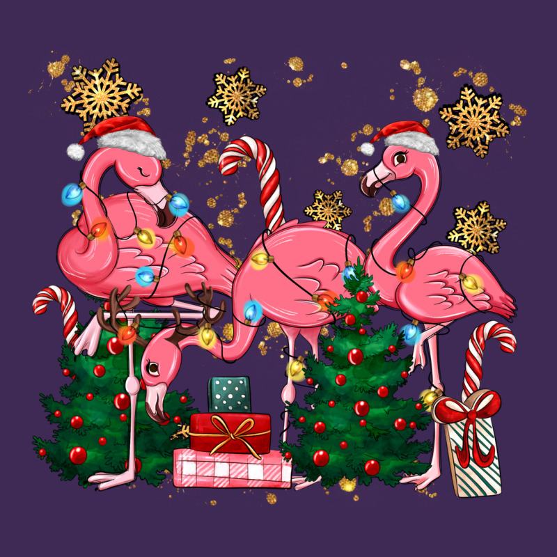 Christmas Flamingos Premium Hoodie by MaliasSmallBusiness | Teevron