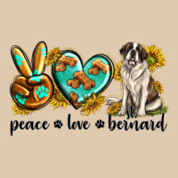 Peace Love St. Bernard Heavyweight Sweatshirt | Teevron