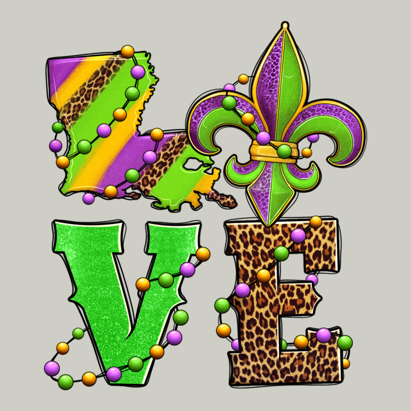 Love Mardi Gras Heavyweight Hoodie by Jasminsmagicworld | Teevron