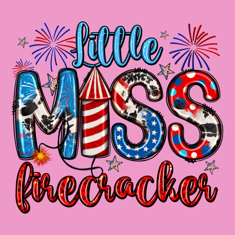 Little Miss Firecracker 4th Of July Urban Hoodie by Artiststas | Teevron