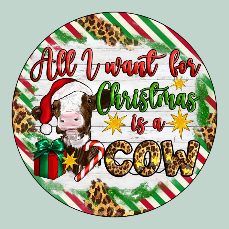 Christmas All I Want For Christmas Is A Cow Zipper Hoodie by Artiststas | Teevron