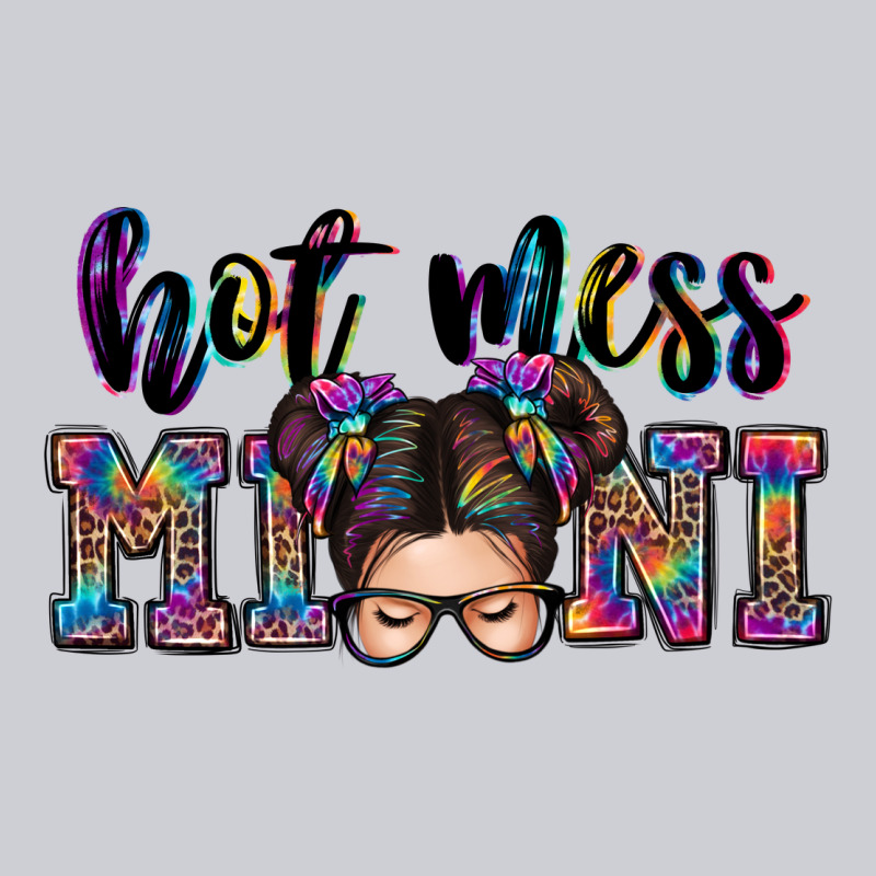 Mess Mini Messy Bun Heavyweight Sweatshirt by Zillion Design Studio | Teevron