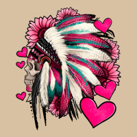 Indian Headdress With Hearts Valentine's Day Heavyweight Hoodie | Teevron