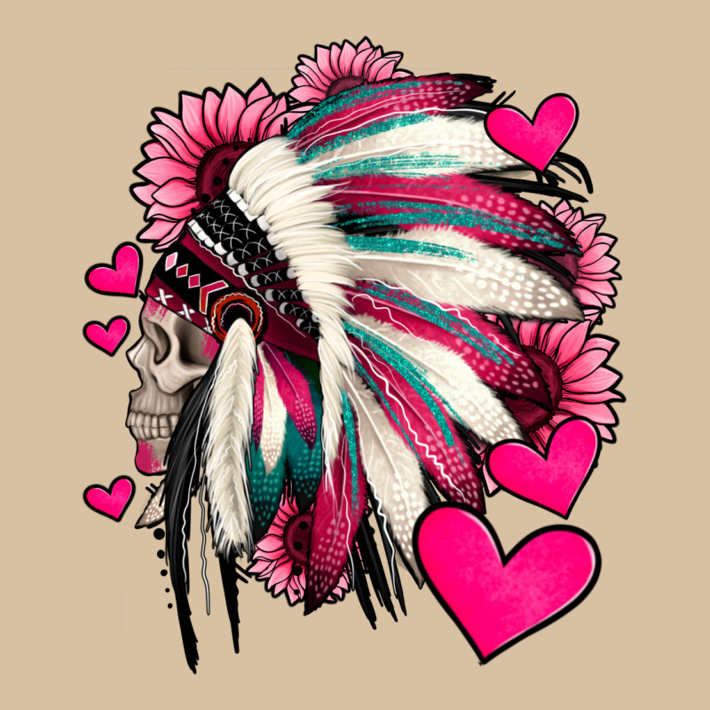 Indian Headdress With Hearts Valentine's Day Heavyweight Hoodie by Jasminsmagicworld | Teevron