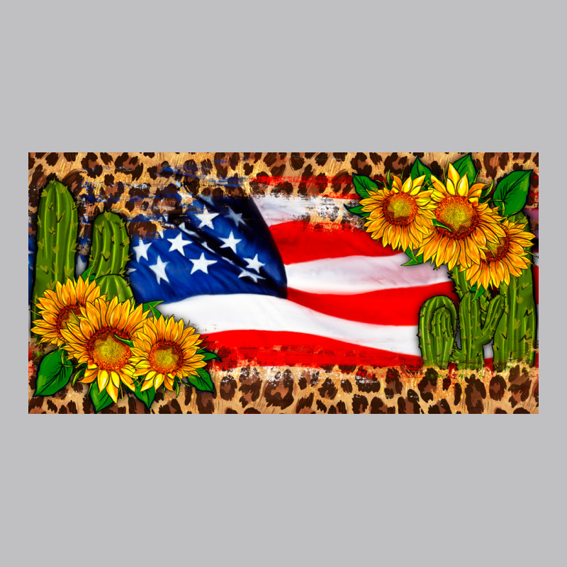 Usa Flag And Cactus License Plate Classic Tee by HRA Design Shop | Teevron