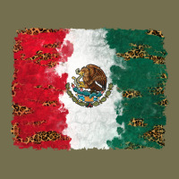 Mexican Flag With Leopard Vintage Hoodie | Teevron