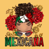 Mexicana Latina Messy Bun Vintage Hoodie | Teevron