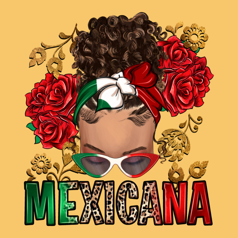 Mexicana Latina Messy Bun Vintage Hoodie by RanaPortraitStore | Teevron