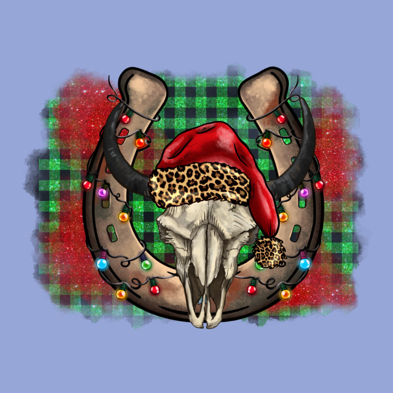 Christmas Horseshoe Bull Skull Classic Tee by BarkalooDesign | Teevron