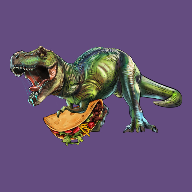 T-rex Dinosaur Holding A Taco Vintage Hoodie by RanaPortraitStore | Teevron