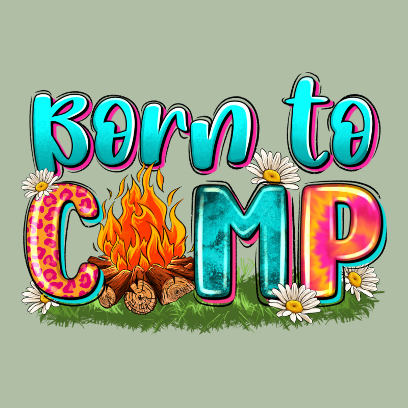 Born To Camp Urban Heavy Tee by Zillion Design Studio | Teevron