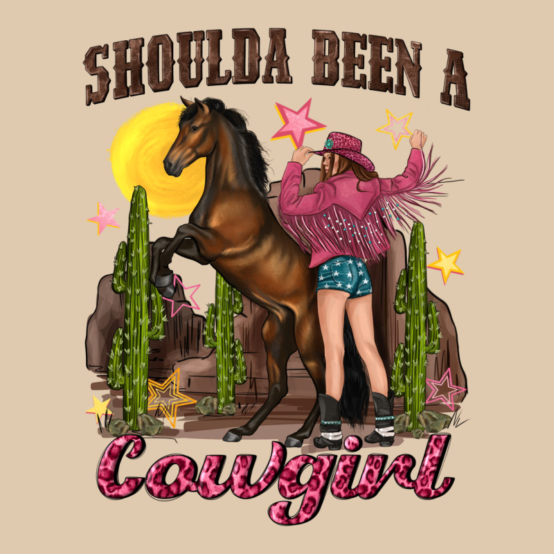 Shoulda Been A Cowgirl Bucking Horse Heavyweight Sweatshirt by texasbilliewilder | Teevron