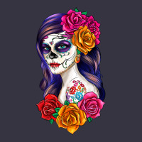 Sugar Skull Girl Vintage Hoodie | Teevron