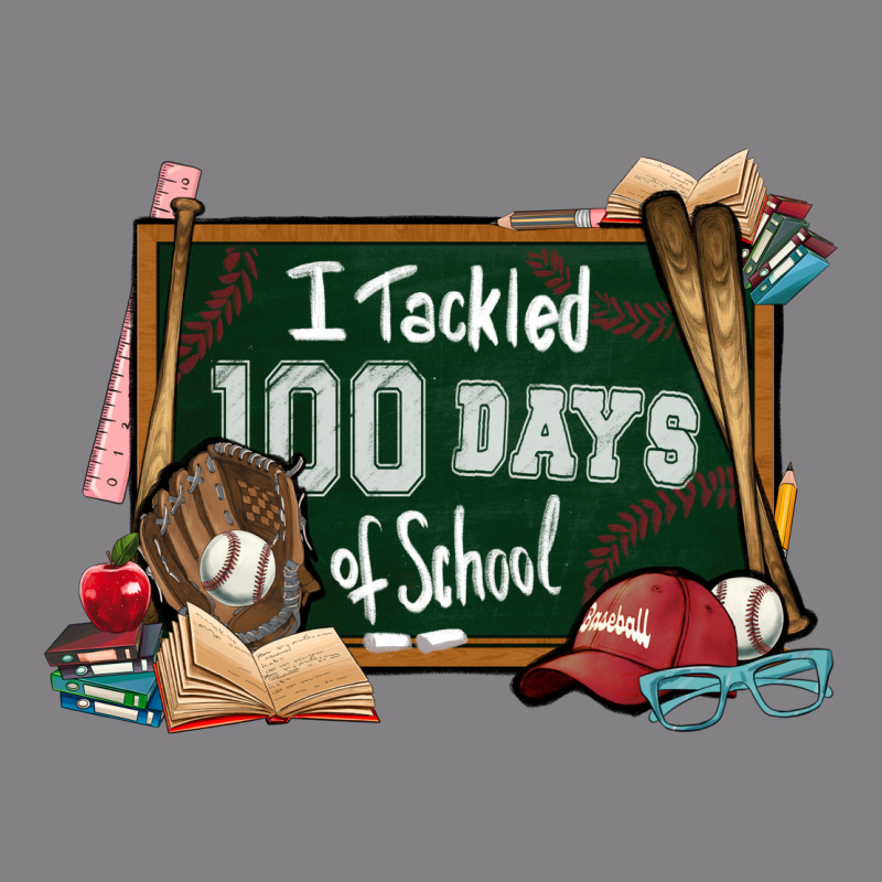I Tacked 100 Days School Baseball Heavyweight Hoodie by NancyCooperArtShop | Teevron