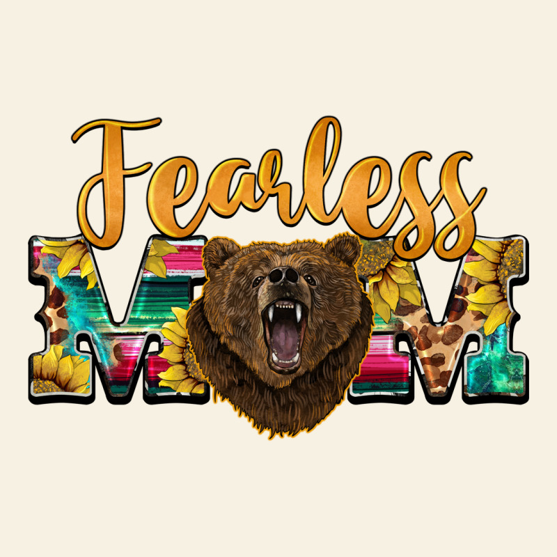 Fearless Mom Bear Vintage Tee by BarkalooDesign | Teevron