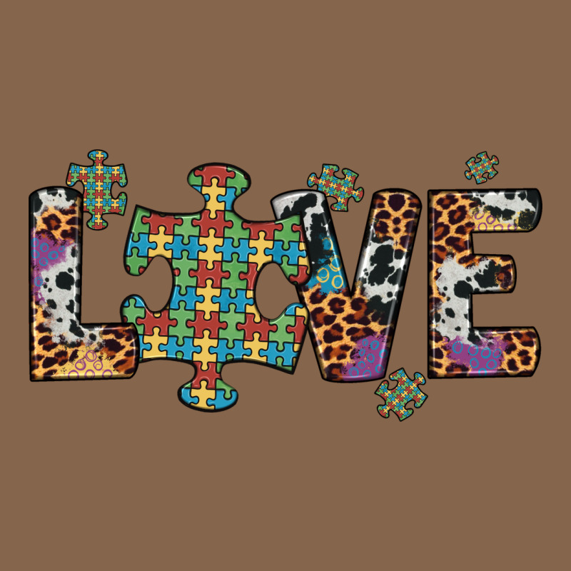 Love Autism Awareness Leopard Cowhide Premium Tee by Artiststas | Teevron