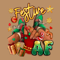 Festive Af Christmas Black Girl Children Sneakers Vintage Hoodie | Teevron